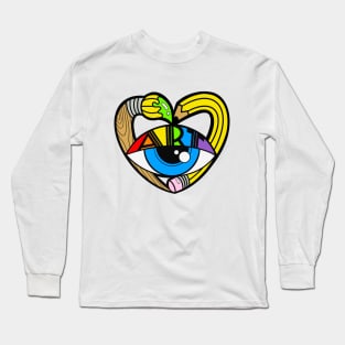 Eye Heart Art Long Sleeve T-Shirt